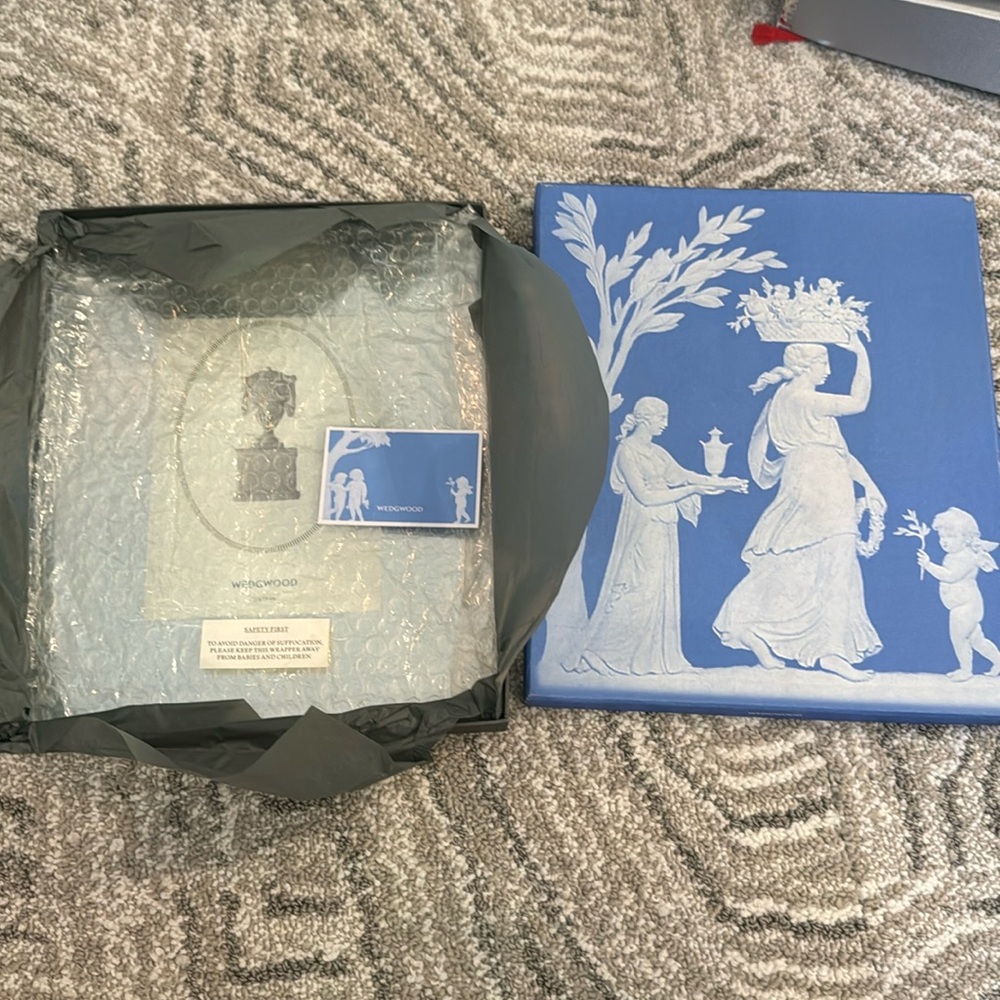 NIB Wedgewood mirror frame from Harrod’s
